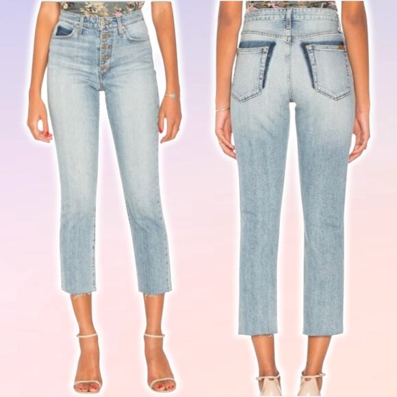 NWT JOE'S JEANS The Debbie High Rise Straight Crop Jean Size 27 Kamryn - Picture 1 of 8